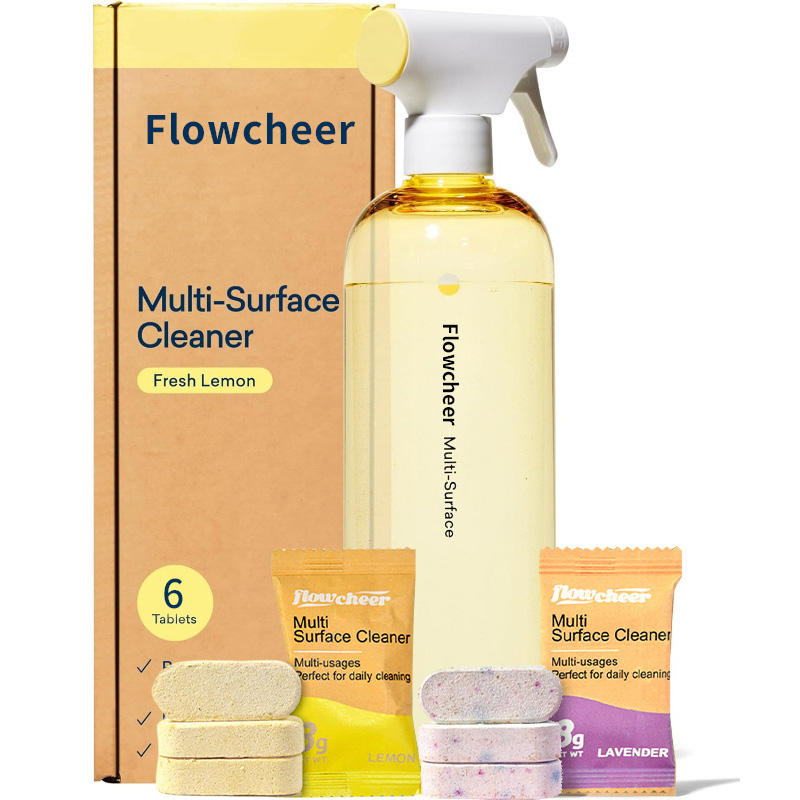 Navulbare allesreiniger set met multisurface tabletten