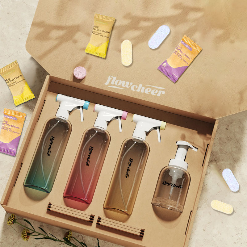 Navulbare allesreiniger set met multisurface tabletten