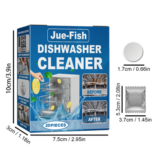 Vaatwasserreiniger, sterke olievlekverwijderaar, ontkalkende wasmiddeltabletten, keukenreinigingsgereedschap voor vaatwasser en wasmachine